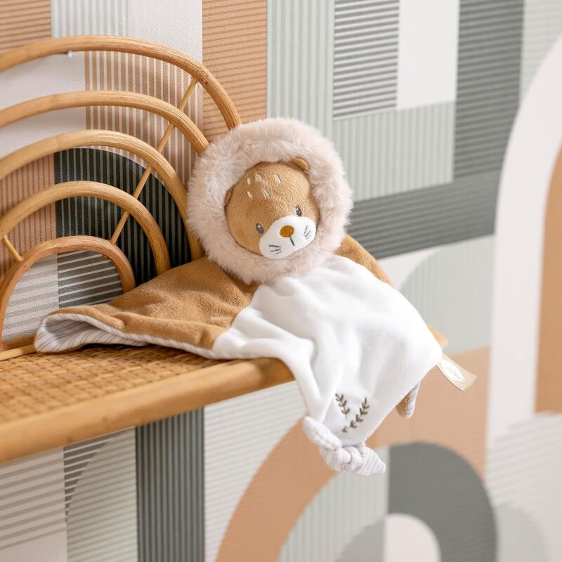  - flo oli ernest - comforter lion brown white 27 cm 